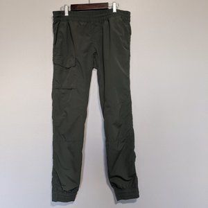Columbia Olive Green Elastic Waist Hiking Pants